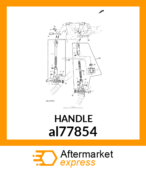 Handle al77854