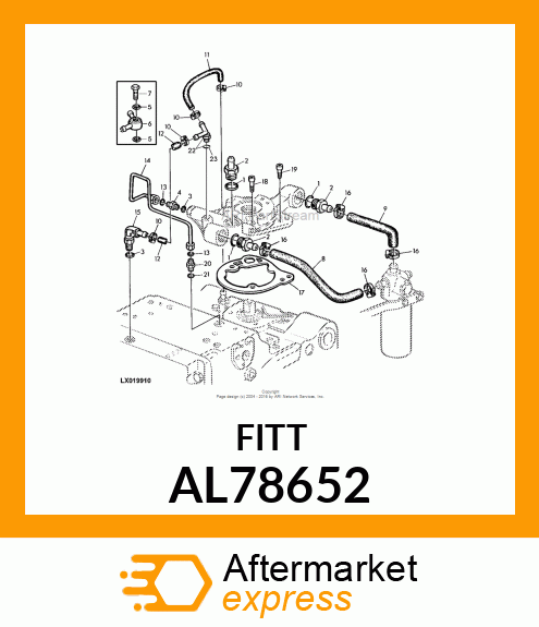 FITTING SDEH 10/M14 AL78652