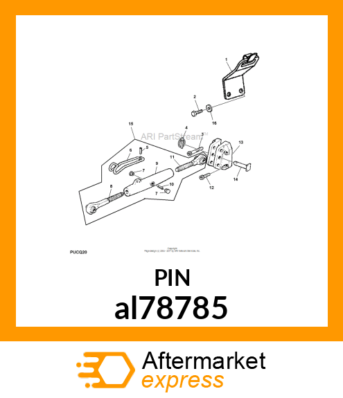 PIN FASTENER, PIN DIA. 25 al78785