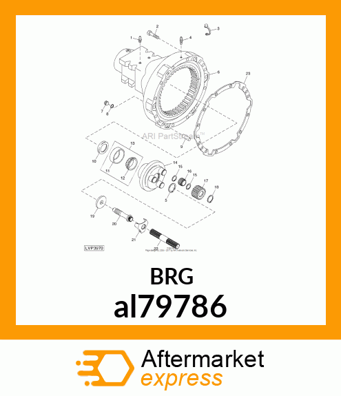 TAPER ROLLER BEARING ASSY. al79786