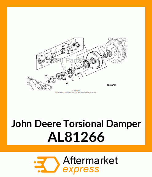 TORSIONAL DAMPER, TORSIONAL DAMPER AL81266