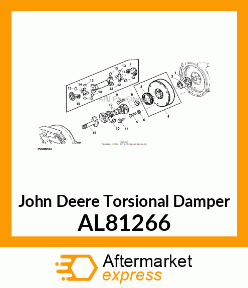 TORSIONAL DAMPER, TORSIONAL DAMPER AL81266