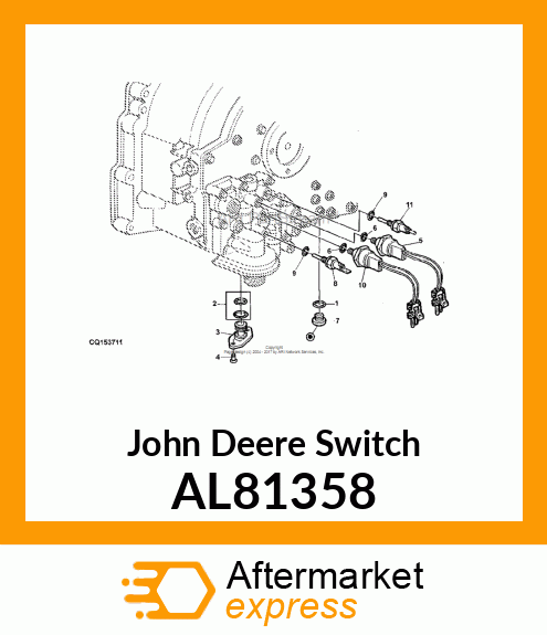 TEMPERATURE SWITCH, LOW OIL TEMPERA AL81358