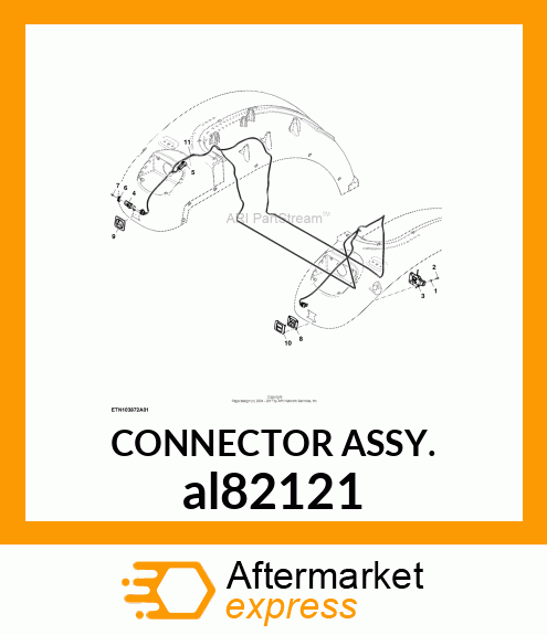 CONNECTOR ASSY. al82121