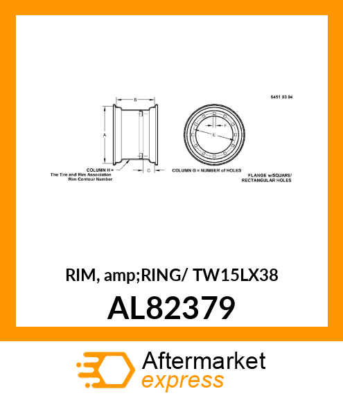 RIM, amp;RING/ TW15LX38 AL82379