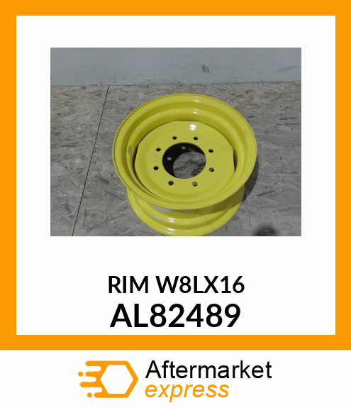 WHEEL, FIXED FRONT WHEEL/ W8LX16/ 2 AL82489