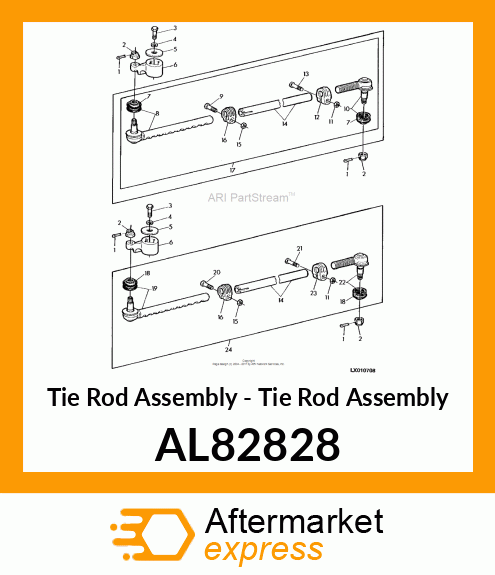 Tie Rod Assembly AL82828