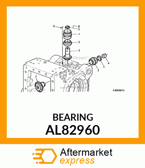 TAPERED ROLLER BEARING, DOUBLE ROW AL82960