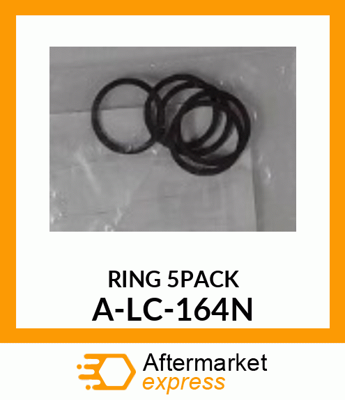 O-Ring - O-RING REPLACEMENT - 5 PK A-LC-164N