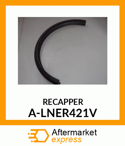 Wear Plate - RECAPPER, BLACK- 2 PER SE A-LNER421V