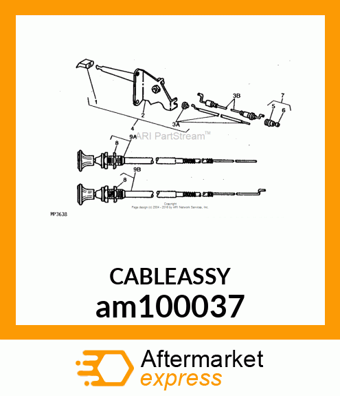 THROTTLE KIT, KIT, THROTTLE KNOB/CO am100037