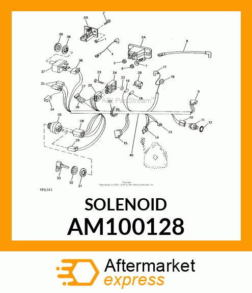 Solenoid - SOLENOID, STARTER AM100128