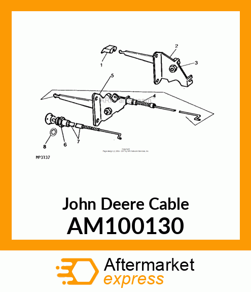 CABLE, CABLE ASSEMBLY AM100130