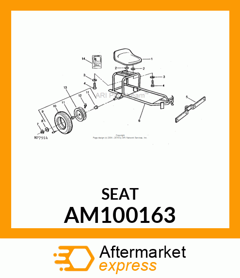 SEAT ASSEMBLY AM100163