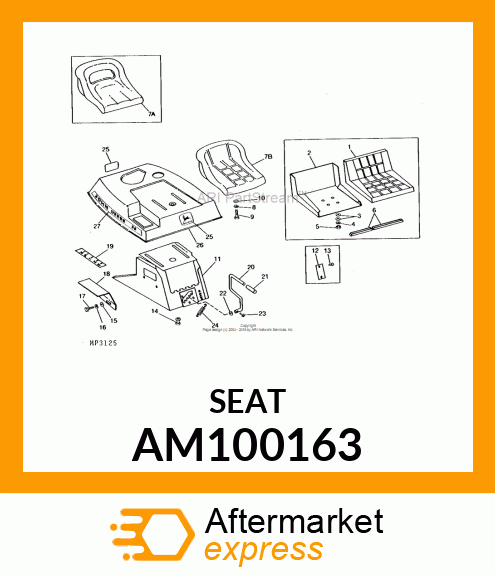 SEAT ASSEMBLY AM100163