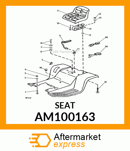 SEAT ASSEMBLY AM100163