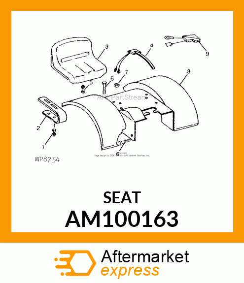 SEAT ASSEMBLY AM100163