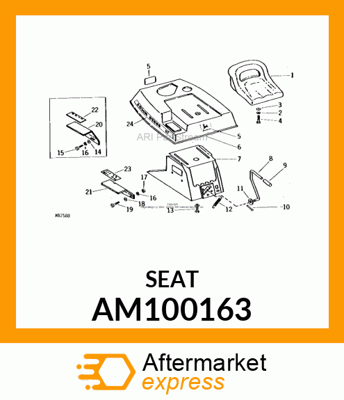 SEAT ASSEMBLY AM100163