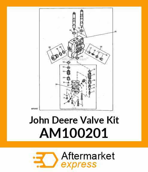 VALVE KIT, KIT, LOAD CHECK AM100201