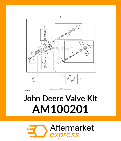 VALVE KIT, KIT, LOAD CHECK AM100201