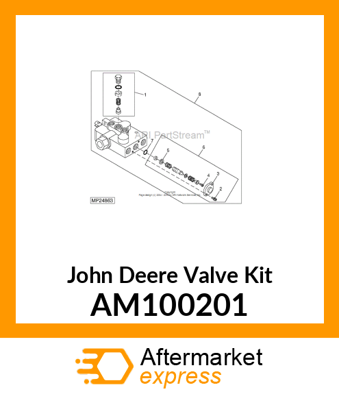 VALVE KIT, KIT, LOAD CHECK AM100201