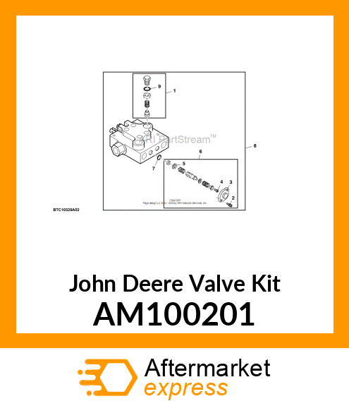 VALVE KIT, KIT, LOAD CHECK AM100201