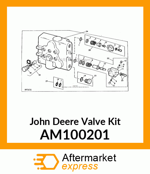 VALVE KIT, KIT, LOAD CHECK AM100201