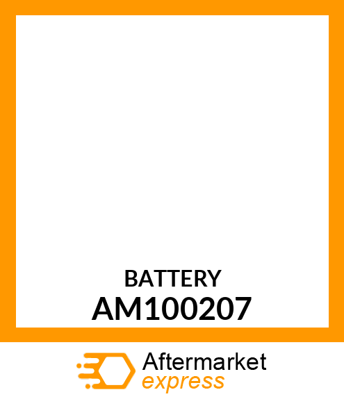 Wet Charged Battery - BATTERY AM100207