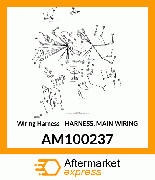 Wiring Harness - HARNESS, MAIN WIRING AM100237