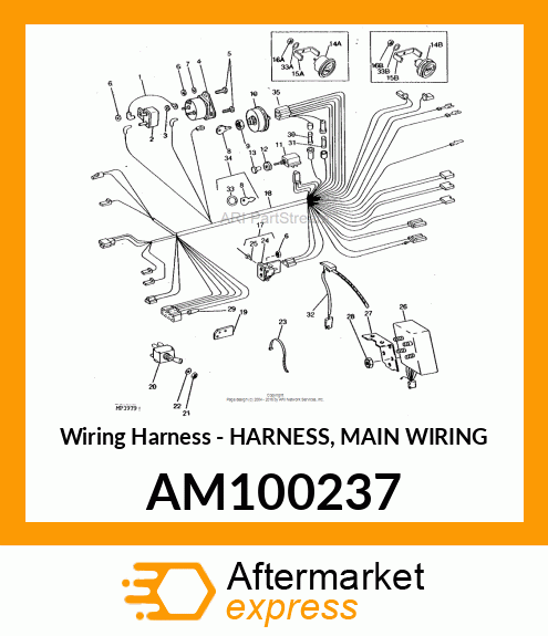 Wiring Harness - HARNESS, MAIN WIRING AM100237