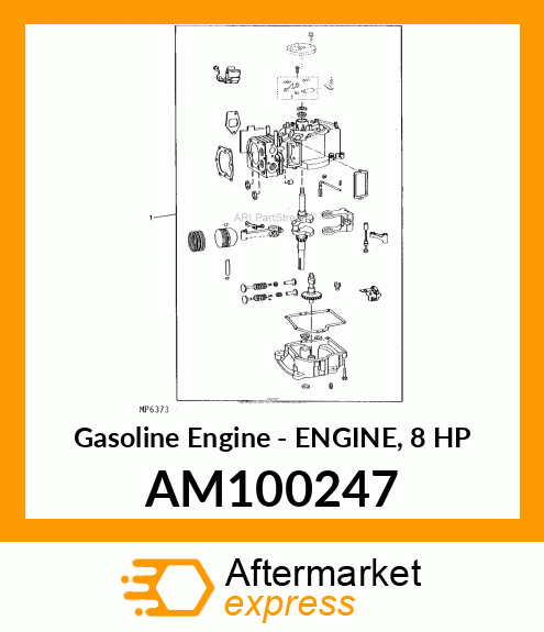 Gasoline Engine - ENGINE, 8 HP AM100247