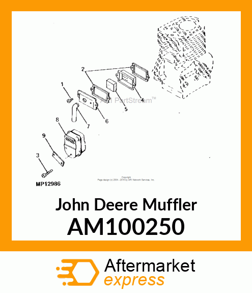 MUFFLER AM100250