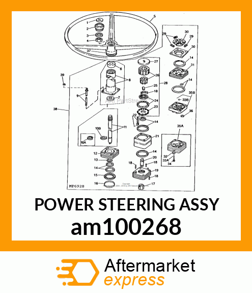 POWER STEERING ASSY am100268