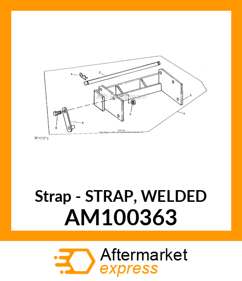 Strap - STRAP, WELDED AM100363