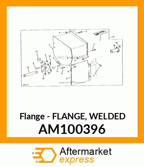 Flange - FLANGE, WELDED AM100396