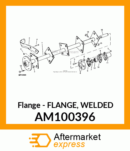 Flange - FLANGE, WELDED AM100396