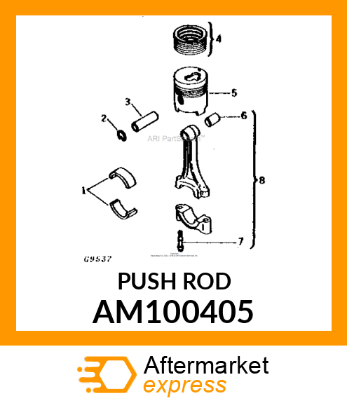 Rod - ROD, CONNECTING ASSEMBLY AM100405