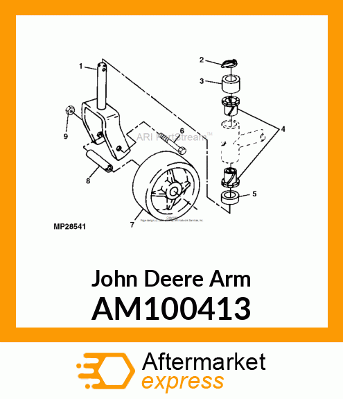 ARM, WELDED CASTER AM100413