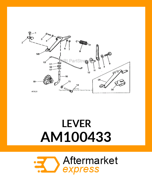 Arm - ARM,GOVERNOR ASSEMBLY AM100433