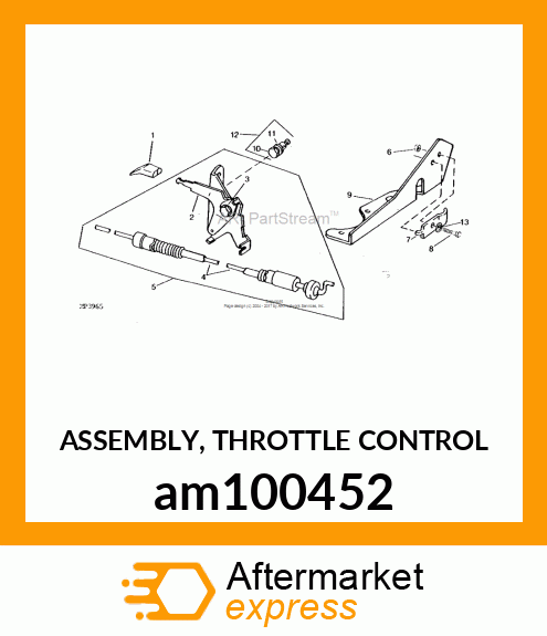 ASSEMBLY, THROTTLE CONTROL am100452