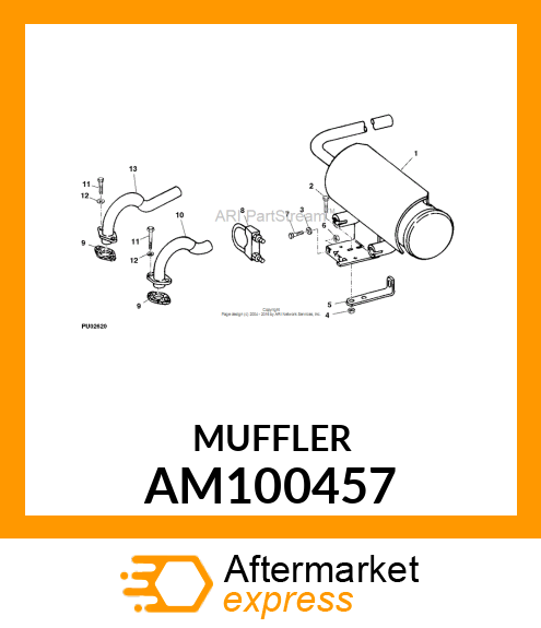 Muffler AM100457