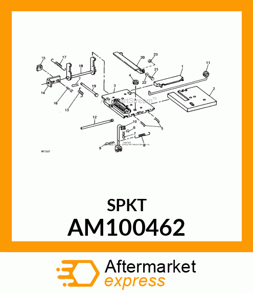 Rod - ROD, WELDED SEAT PLATE (Part is Obsolete) AM100462