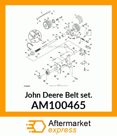 BELTS, PTO (PAIR OF) AM100465