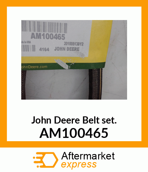 BELTS, PTO (PAIR OF) AM100465