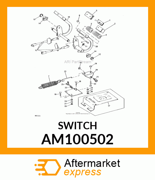 SWITCH, BRAKE (NORMALLY CLOSED) AM100502