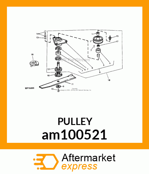 SHEAVE, WELDED am100521