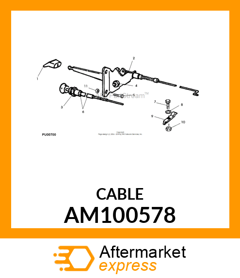 CONTROL, THROTTLE AM100578