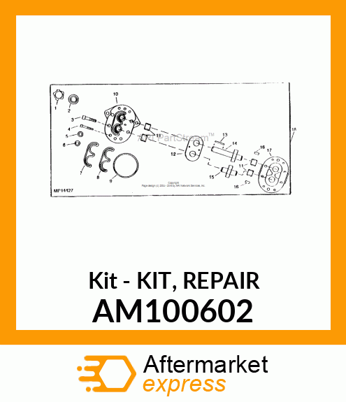 Kit - KIT, REPAIR AM100602