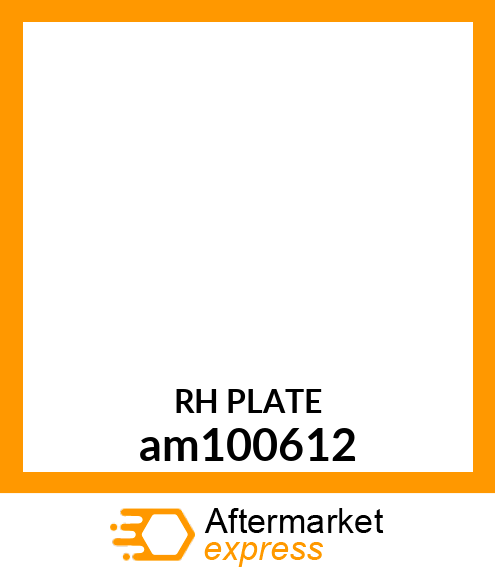 SKID PLATE, PLATE,RH SKID/WELDPAIN am100612