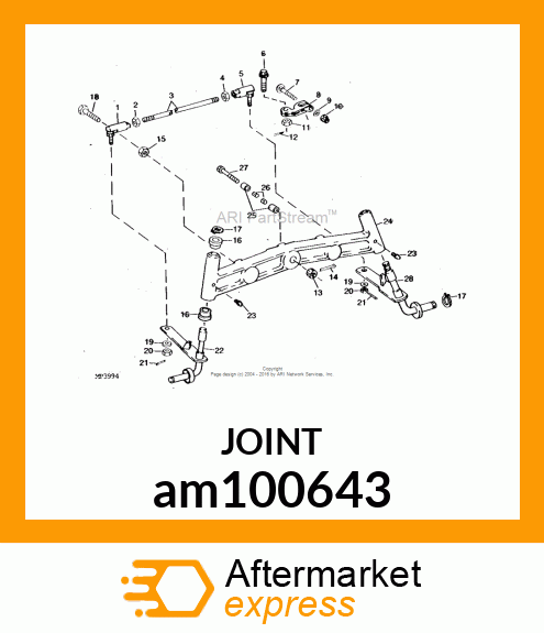 JOINT, LH BALL am100643